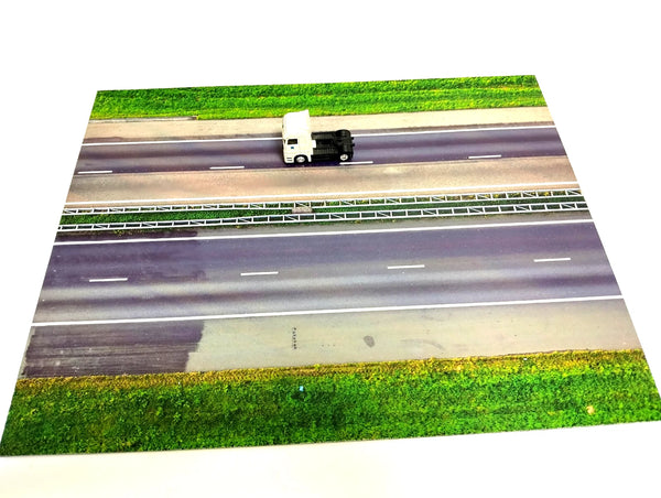 Highway Road Diorama Base HO 1:87 Scale Model Car Display Diecast Street Scene