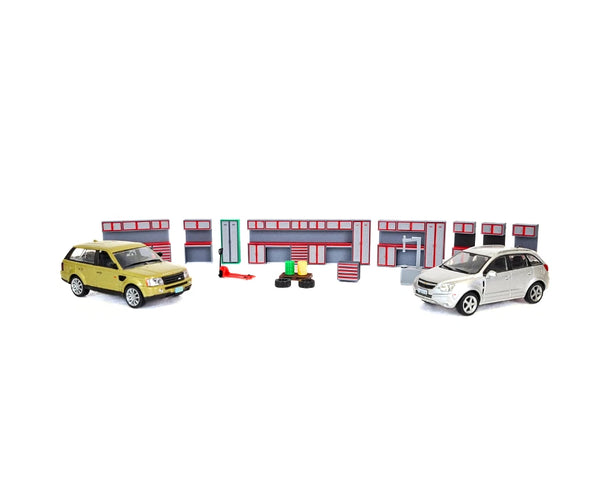 1:43 Scale Workshop Diorama Mega Set – Model Car Garage Furniture Accessories