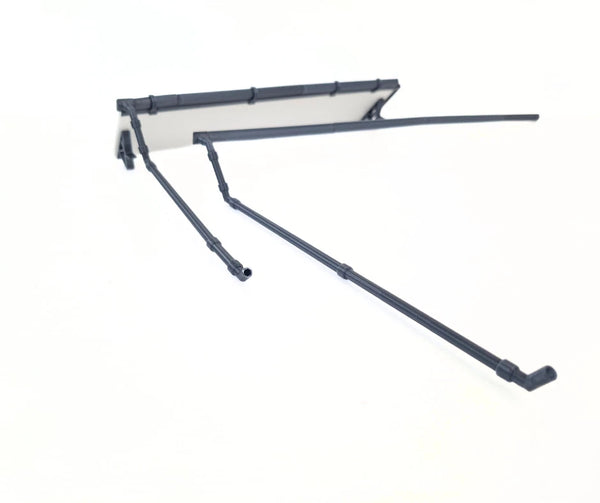 Miniature Diorama Gutters Set Scale 1:18 Model Making Supplies Accessories 1/18