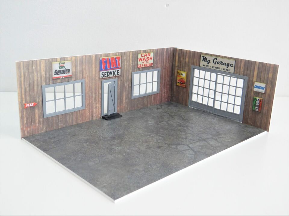 diorama-model-kit-1-43-wooden-auto-service-car-garage-model-display-dioramatoys for Free Printable Printable Parking Lot Diorama Diorama Model Kit 1:43 Wooden Auto Service Car Garage Model Display – dioramatoys for Free Printable Printable Parking Lot Diorama