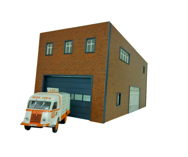 Industrial facility SIZE 1/43 Commercial building 1:43 Scale Diorama model kit