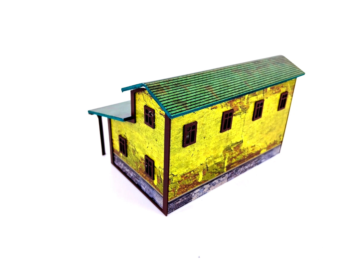Diorama Model Kit 1/87 Train Station - Railway station HO Scale 1:87 Miniature