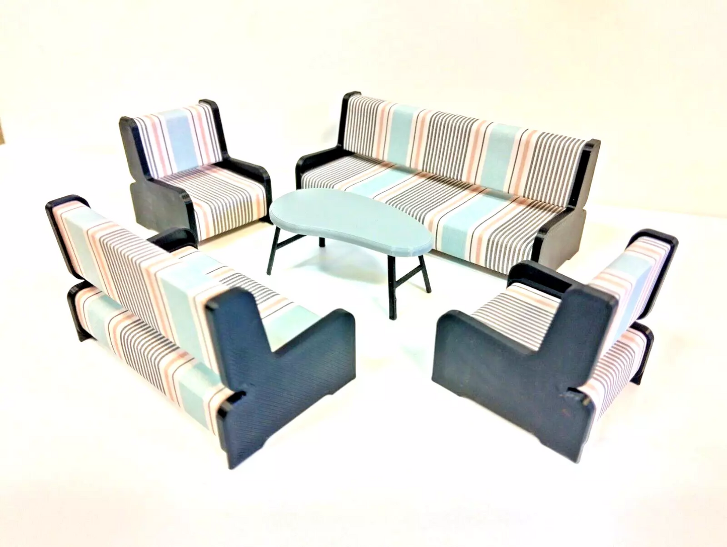 Home furniture Diorama parts 1:18 scale Living room furnishing Scale model decor