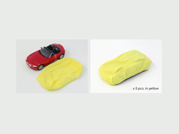 Set of car covers for car models. Scale 1:18.