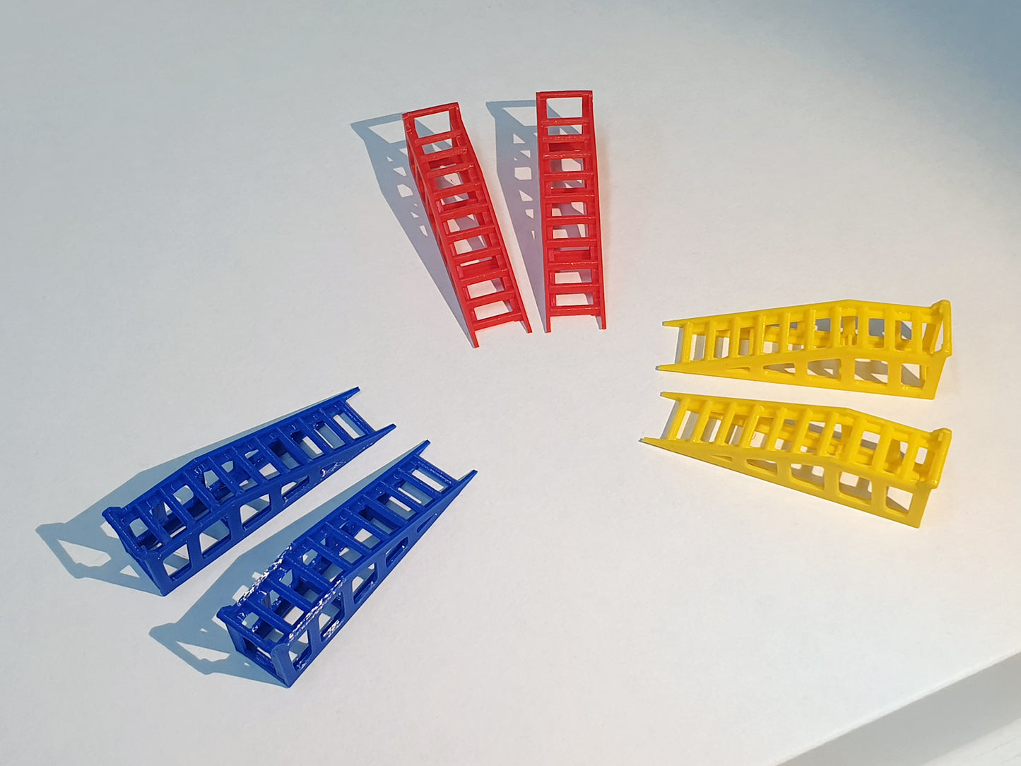 Diorama car ramps. Scale 1:18.