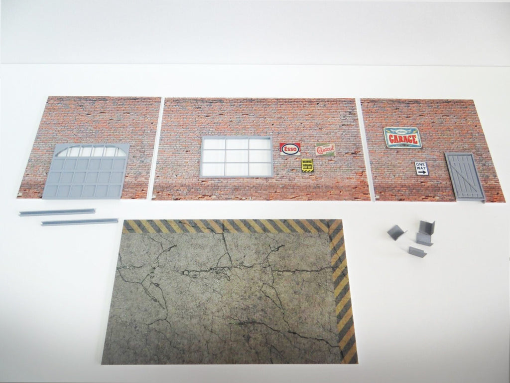 diy-brick-auto-garage-scale-1-24-diorama-model-kit-size-1-24-miniature-dioramatoys for Free 1 24 Scale Printables DIY Brick auto garage Scale 1:24 Diorama model kit Size 1:24 Miniature – dioramatoys for Free 1 24 Scale Printables