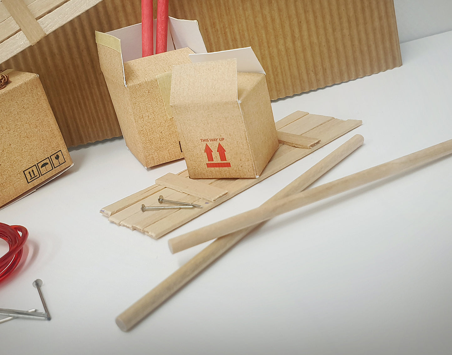DIY Diorama accessories kit. Scale 1:18, 1:24
