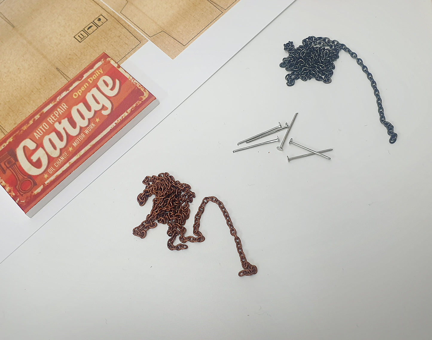 DIY Diorama accessories kit. Scale 1:18, 1:24