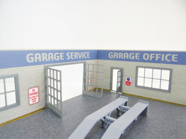 Diorama garage scale 1/43