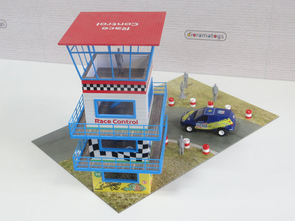 Desert rally road diorama Race track scene Scale 1:43 Car models display 1/43