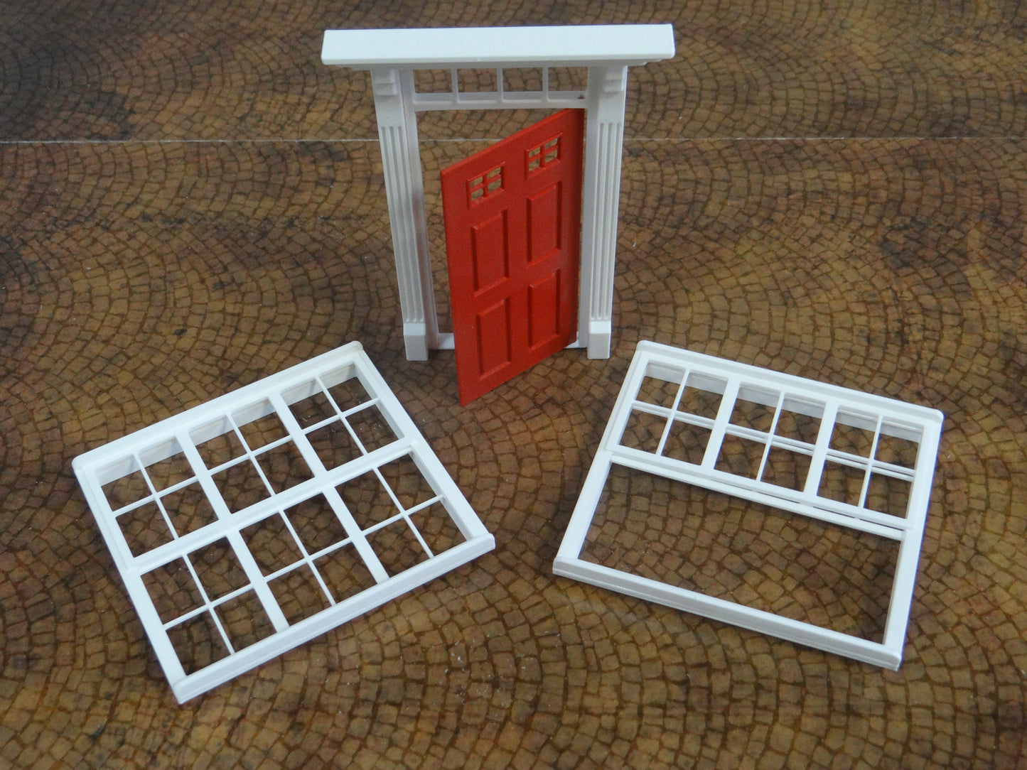 1:18 Scale Door and Window Set for Model Hobbyists