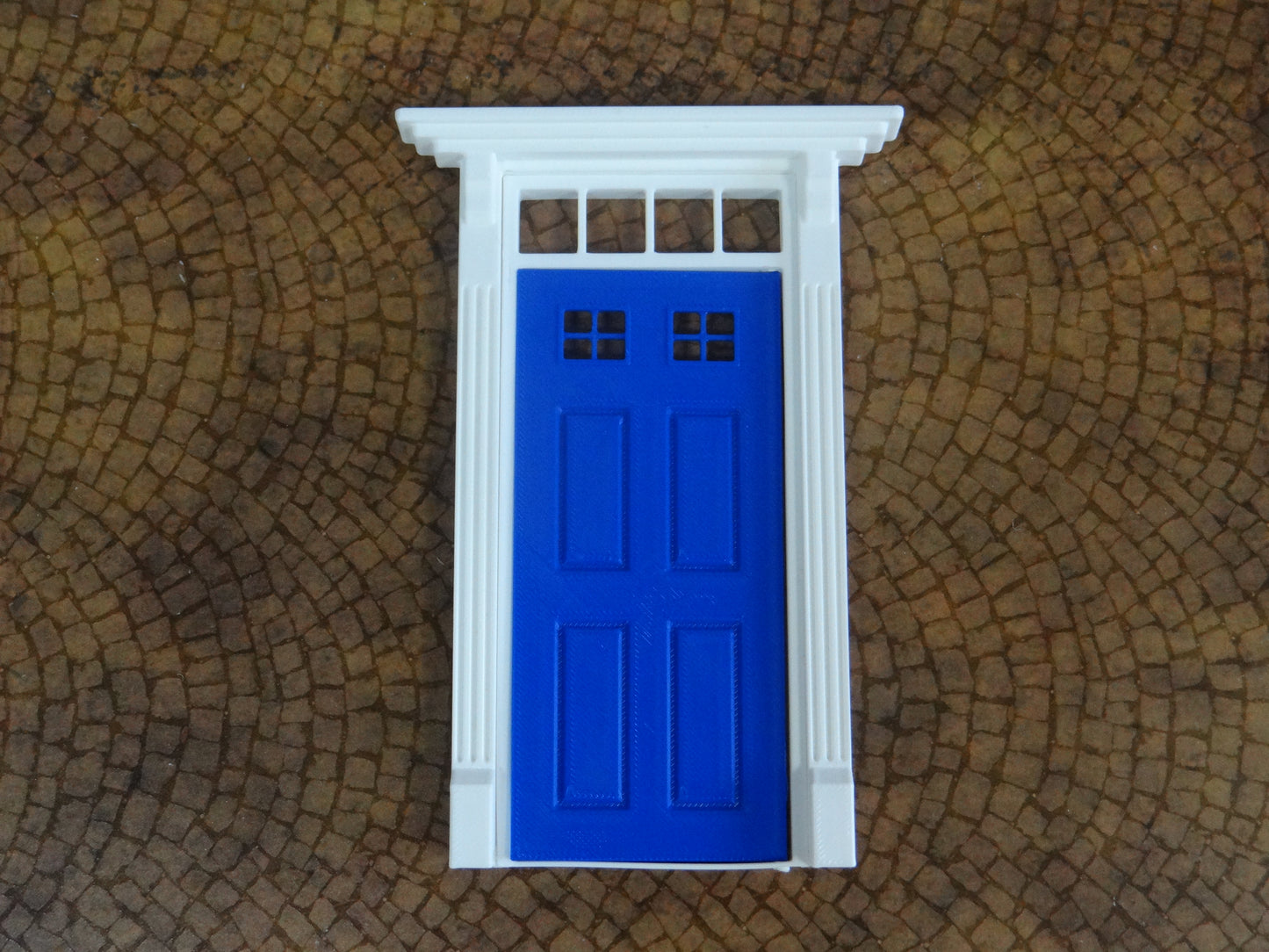 Entry door and windows Size 1/18 Diorama house building making parts 1:18 scale