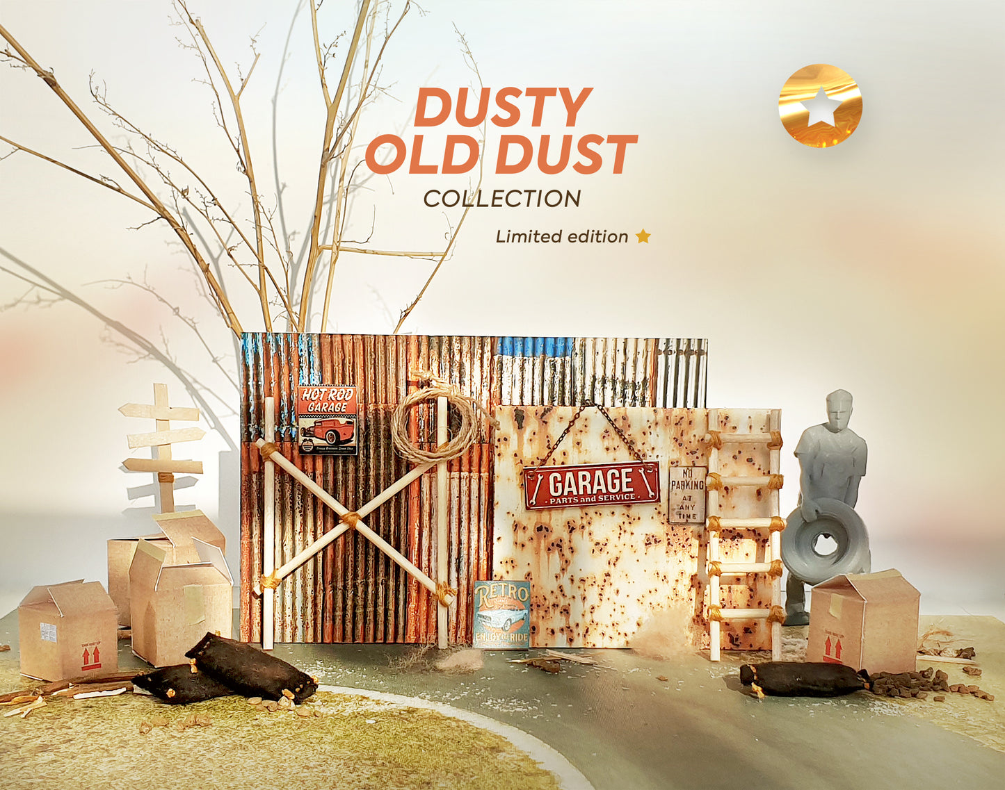 Dusty Old Dust collection. Scale 1:18.