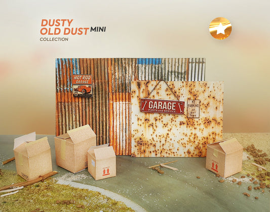 Mini Dusty Old Dust collection. Scale 1:18.