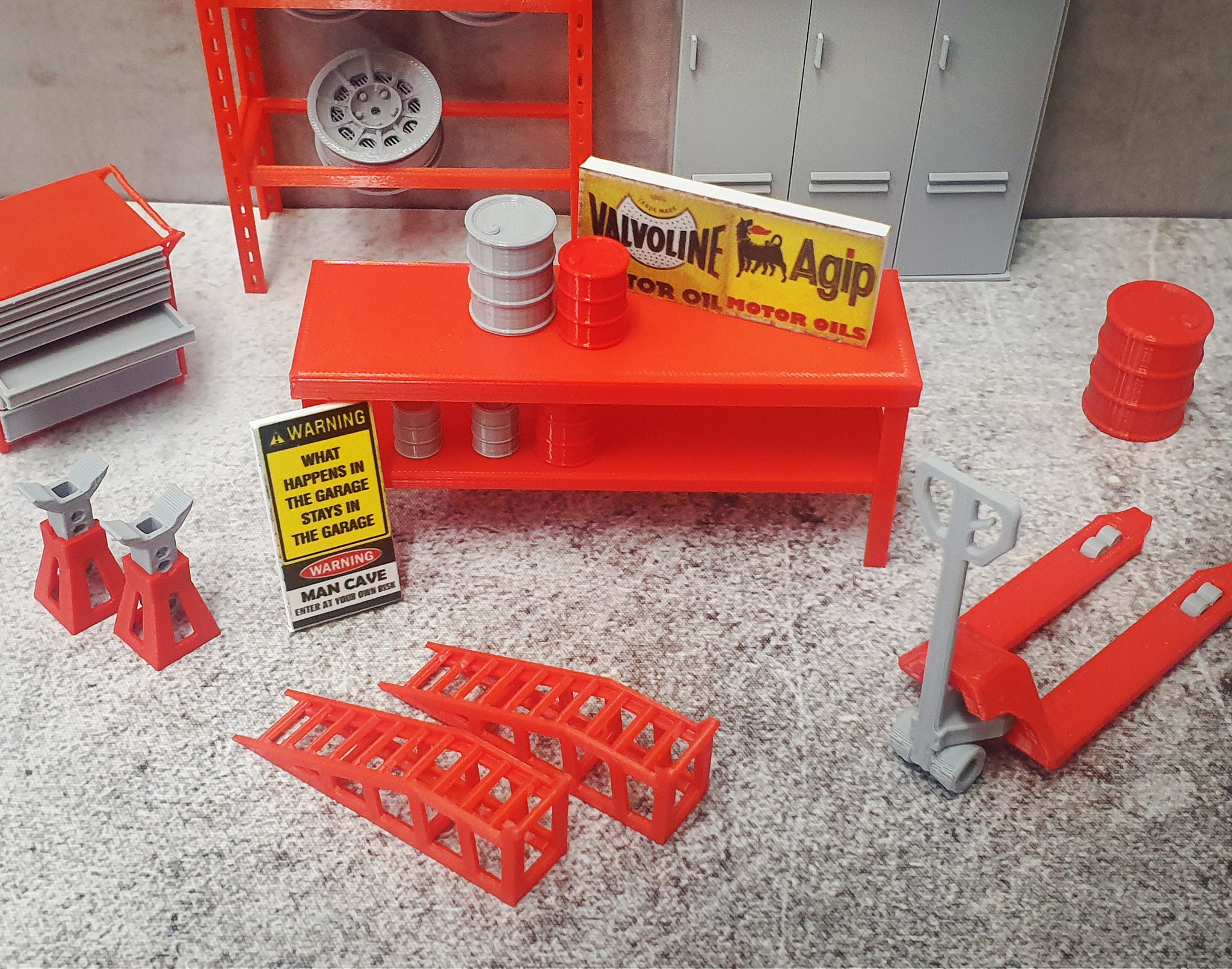 Auto Service Equipment Scale 1:18 Diorama Parts – dioramatoys