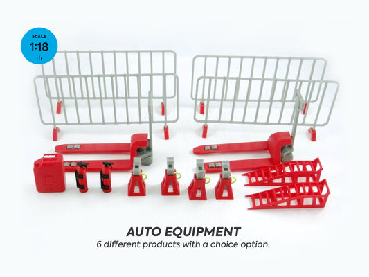 Auto equipment. Scale 1:18.