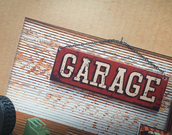 Garage decoration set. Scale 1:18.