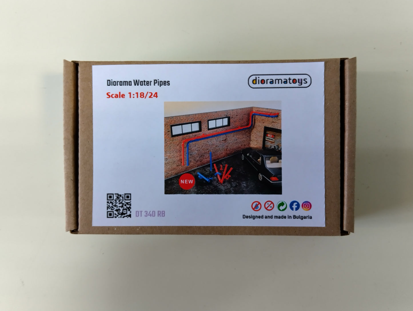 Diorama accessories Garage decoration parts Diorama water pipes Scale 1:18-1:24
