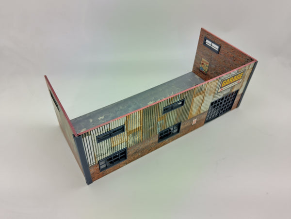 Auto parts and service garage Diorama model kit 1:60-64