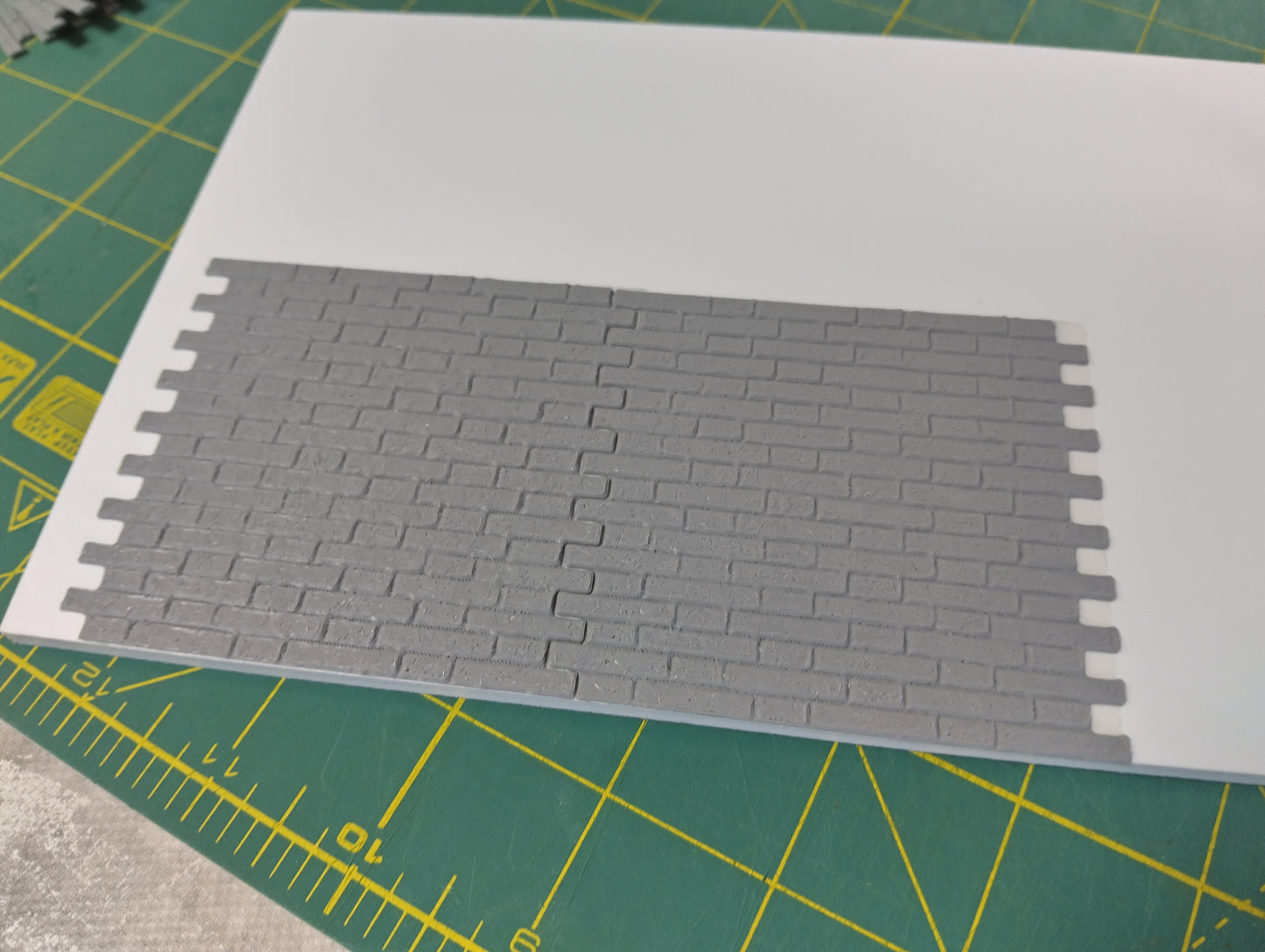 Brick wall sheets 1/18 scale Diorama model making Display decoration Size 1:18