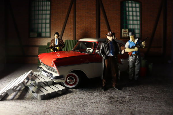 1:18 Mobster Figures – Set of 3 Gangster Miniatures Diorama Accessory SIZE 1/18