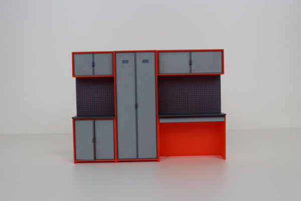 1:18 Scale Tool Cabinets (Set of 3)