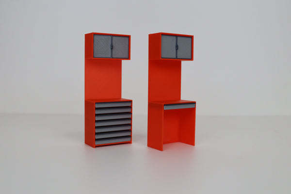1:18 Scale Tool Cabinets (Set of 2)