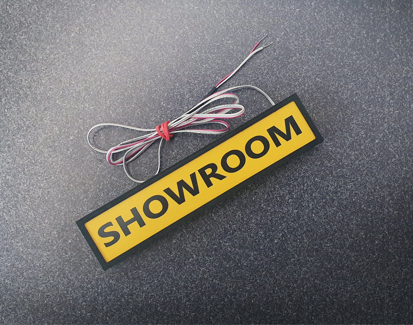 Light box sign Showroom