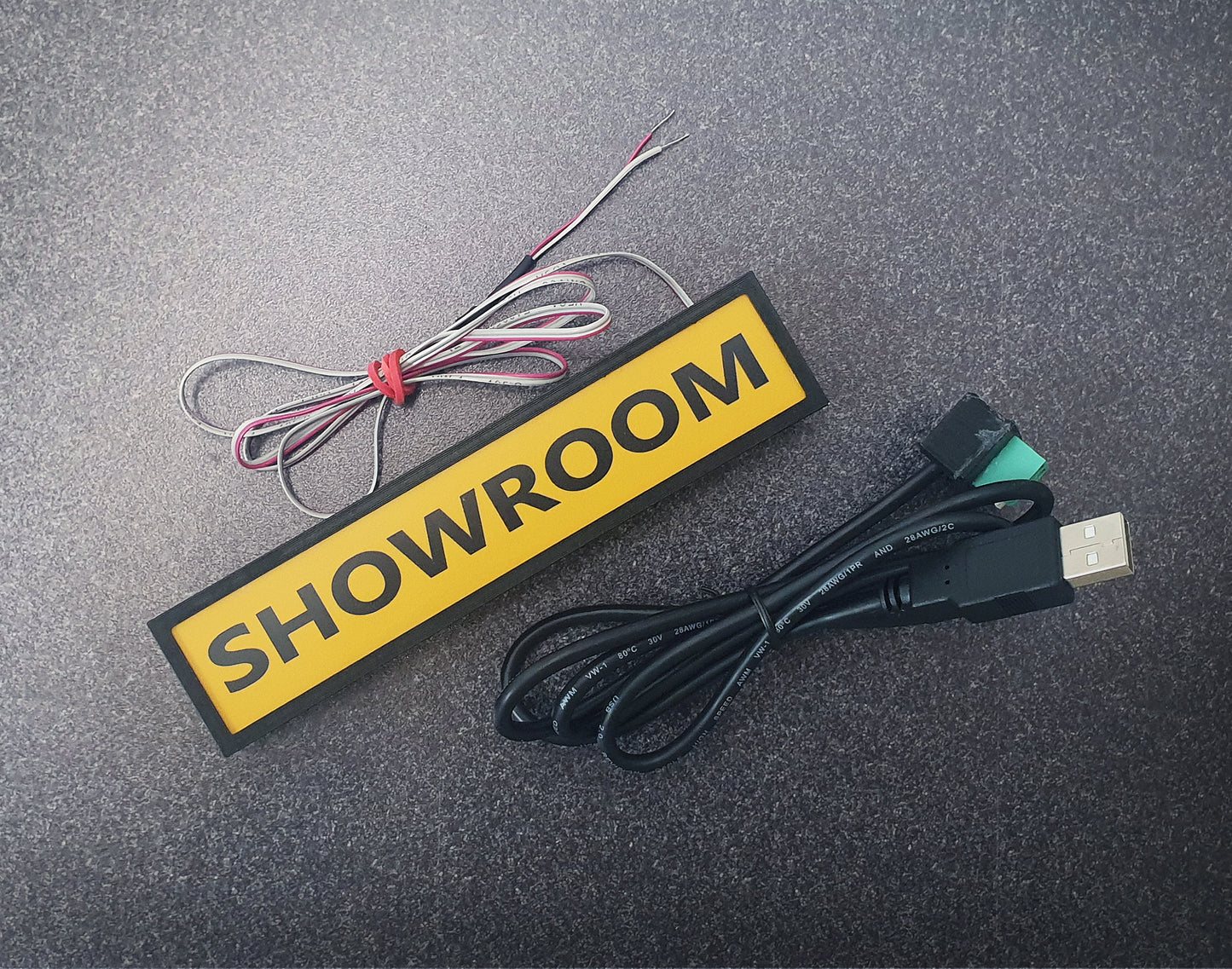 Light box sign Showroom