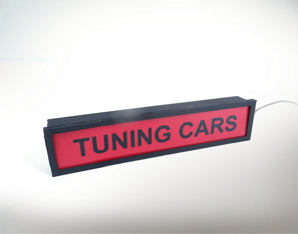 Light box sign Tuning cars