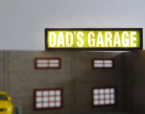 LED Sign Dad's Garage