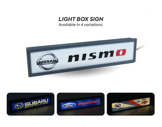 02 LED illuminated advertising sign