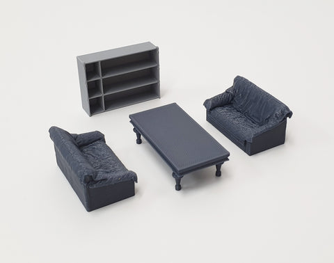 Living Room Set 1:43 Scale 