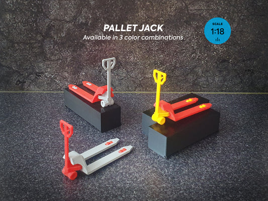 Pallet jack. Scale 1:18.