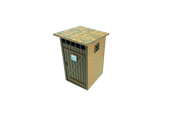 Outdoor WC Toilet building 1:22.5 scale G Gauge Diorama decoration model