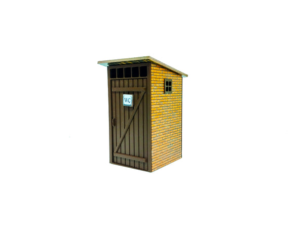 Outdoor WC Toilet building 1:22.5 scale G Gauge Diorama decoration model