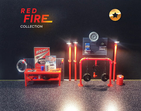 Red Fire Collection. Scale 1:18.