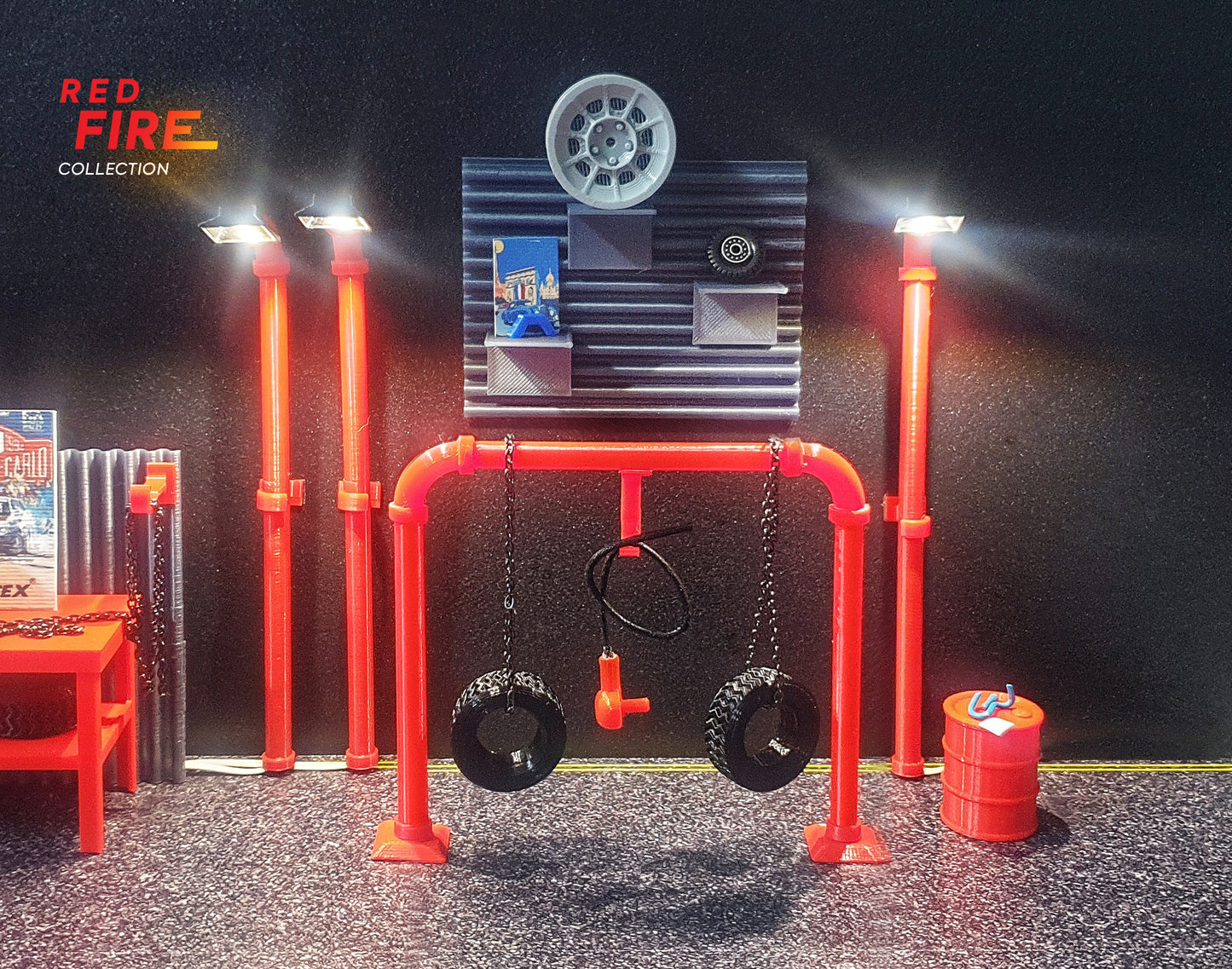 Red Fire Collection. Scale 1:18.