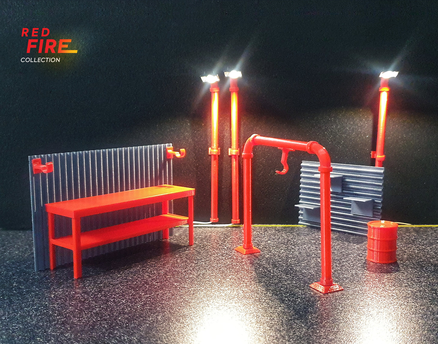 Red Fire Collection. Scale 1:18.