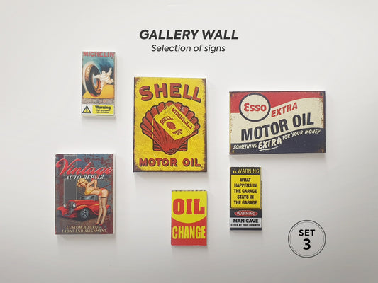 03 Set of advertising signs.