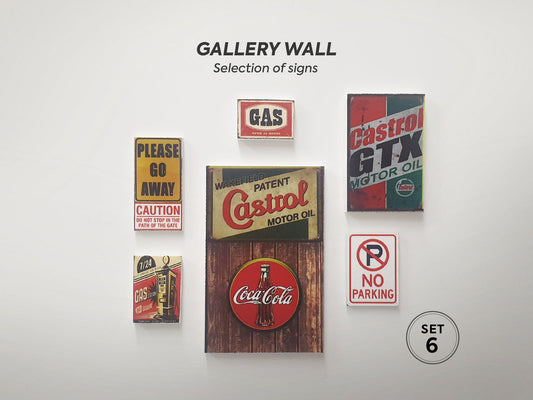 06 Set of advertising signs.