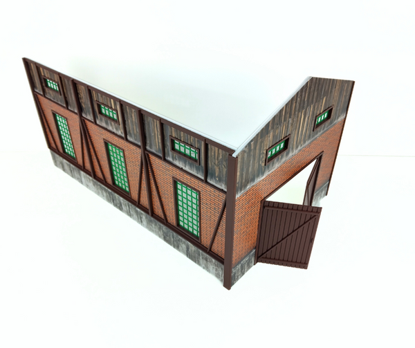 Barn Garage 1:18 Scale Diorama Kit for Diecast Model Car Display Vehicles