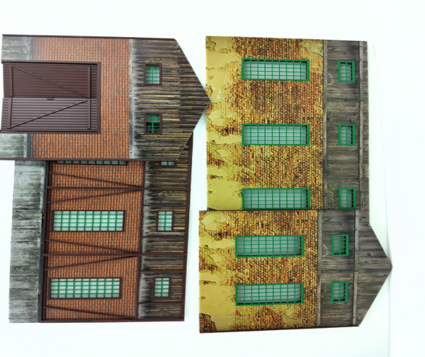 Barn Garage 1:18 Scale Diorama Kit for Diecast Model Car Display Vehicles