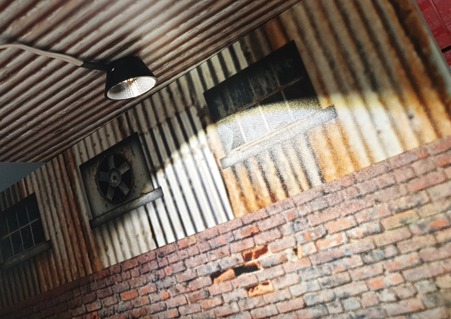 Set of wall and ceiling lamps. Scale 1:18