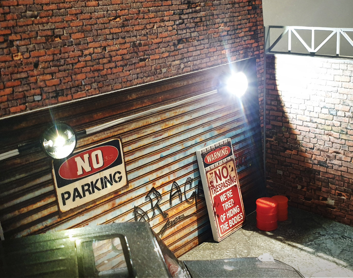 LED ceiling lights. Scale 1:24