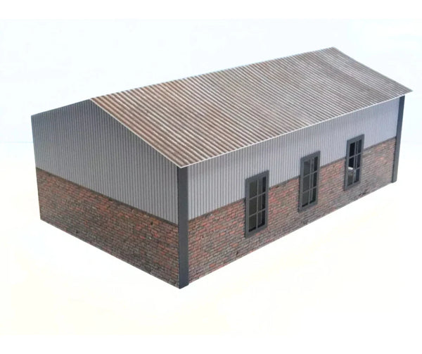 Barn garage for model car display