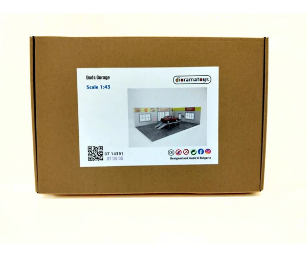 Garage for 1:43 scale cars