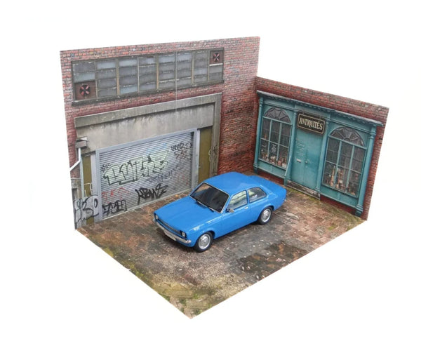 1:18 Scale Street Store Diorama Kit – Model Car Display Scene Garage