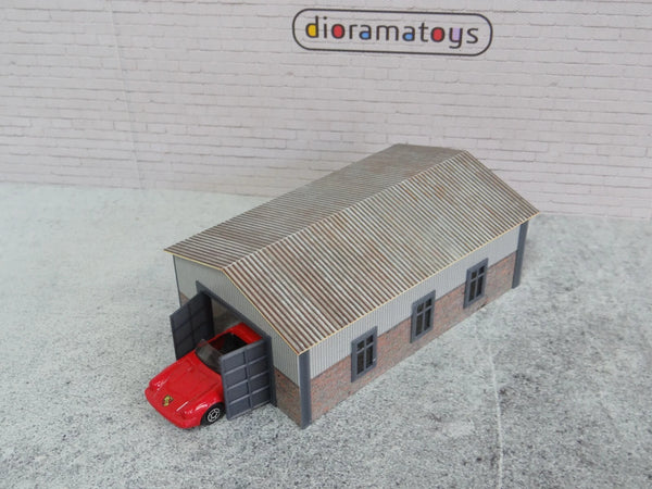 Scale 1:60 Garage Diorama – Opening Doors and Windows