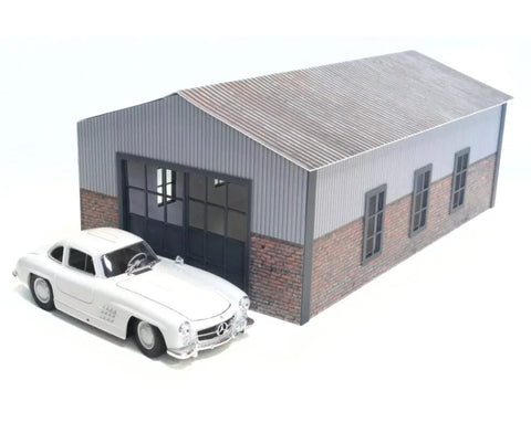 Hangar-Barn Garage Diorama Kit


